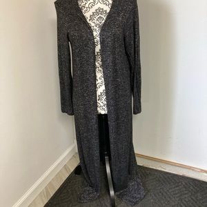 Discreet, Size M, No fabric content tag, dark grey heather.